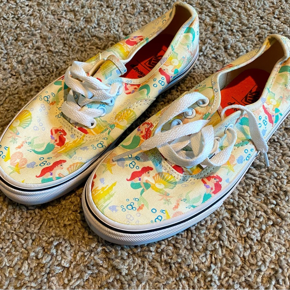 RARE hard to find Ariel the little mermaid Disney Vans